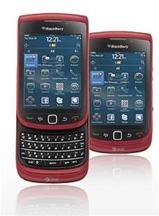 BlackBerry Torch 9800 Red Slider AT&T Unlocked Quad Band GSM Cell Phone